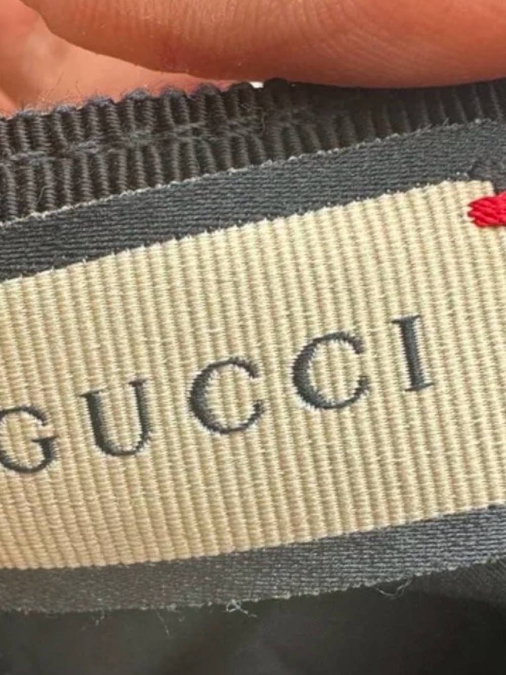 Gucci Hat Ken Scott Floral Theme GG Marmont Logo Black . Like New - Picture 10 of 14